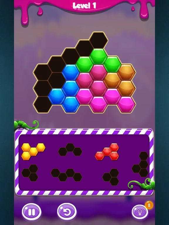 Изображение игры: Hexa Merge: Block Puzzle Game
