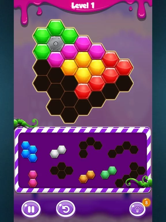 Изображение игры: Hexa Merge: Block Puzzle Game