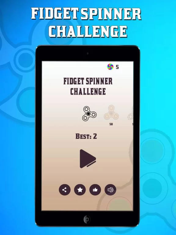 Изображение игры: Fidget Spinner Challenge - fun and relaxing