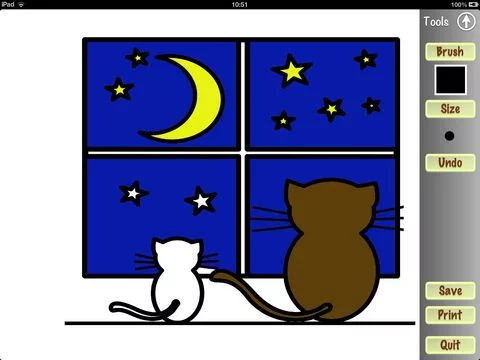 Изображение игры: Kitty Coloring