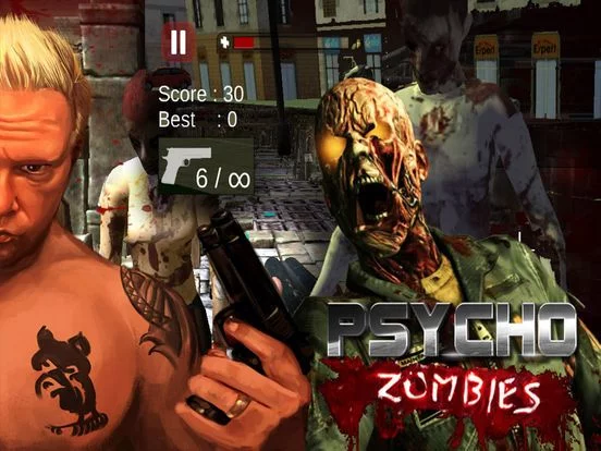 Изображение игры: Psycho Zombies