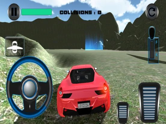 Изображение игры: Futuristic Flying Car Driving