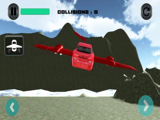 Изображение игры: Futuristic Flying Car Driving