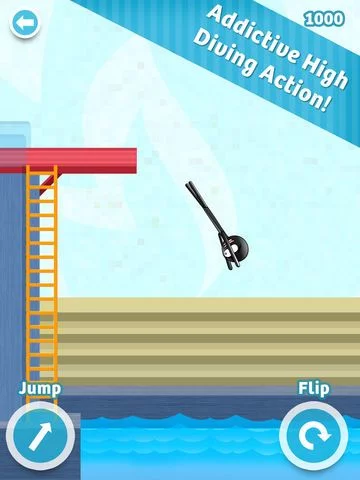 Изображение игры: Stickman High Diving PRO - Touch, Jump & Flip!