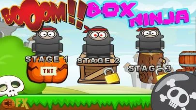 Изображение игры: BOOM box Ninja