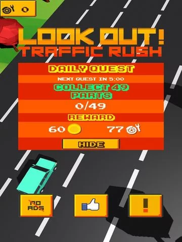 Изображение игры: Look Out! - Traffic Rush
