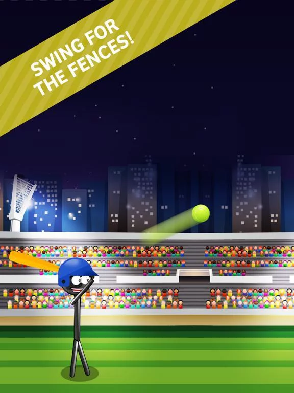 Изображение игры: Stickman Baseball Home Run