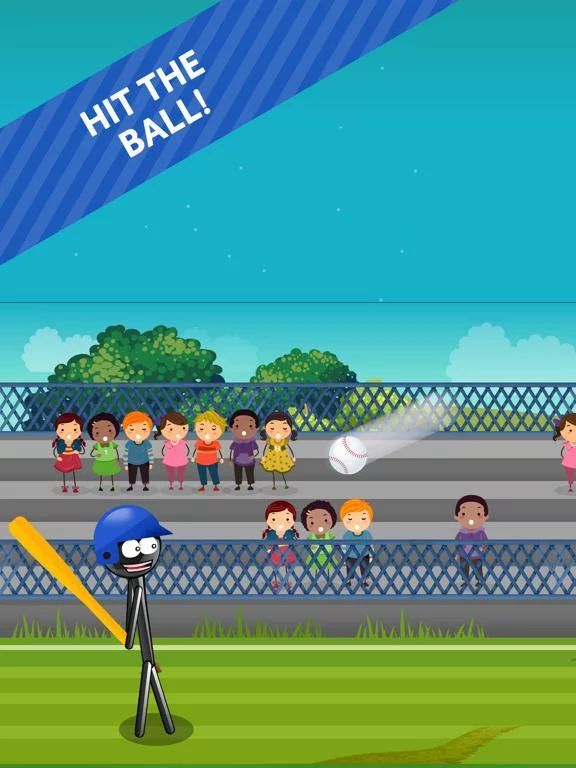 Изображение игры: Stickman Baseball Home Run