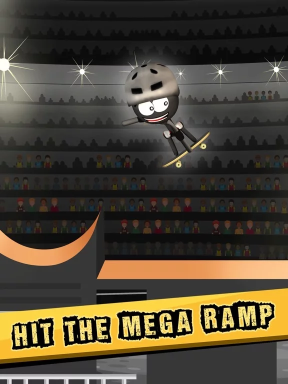 Изображение игры: Stickman Big Air Skateboarding