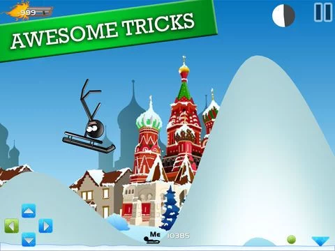Изображение игры: Stickman Luge - Winter Games!