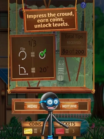 Изображение игры: World Tour Stickman High Diving