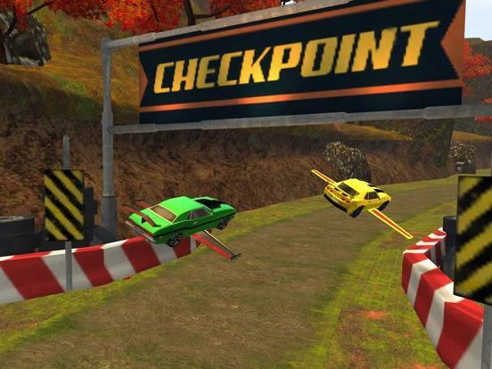 Изображение игры: Flying Car Racing PRO - Full Simulator Version