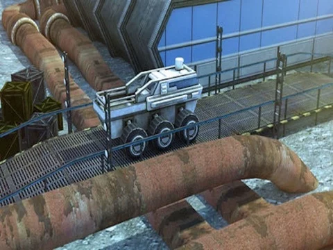 Изображение игры: 3D Moon Base Parking - Realistic Lunar Rover Space Simulator Games