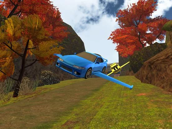 Изображение игры: 3D Flying Car VR Racing Simulator 2017