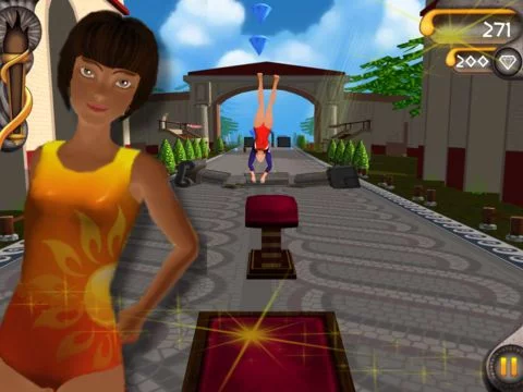 Изображение игры: Gym Runner - The Endless Gymnastics Adventure!