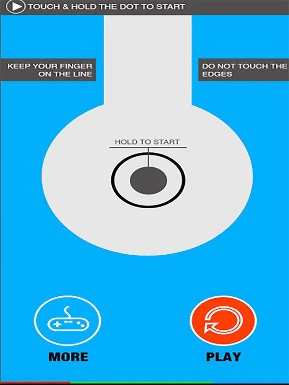 Изображение игры: Hold The Finger On The Line