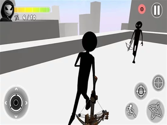 Изображение игры: Stickman 3D Crossbow