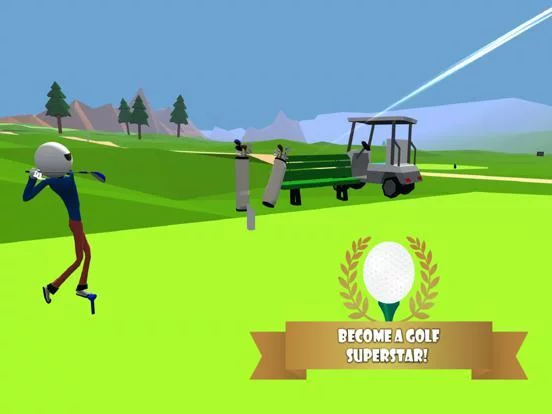 Изображение игры: Stickman 3D Golf