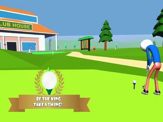 Изображение игры: Stickman 3D Golf