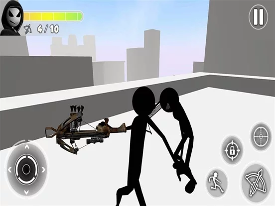 Изображение игры: Stickman 3D Crossbow