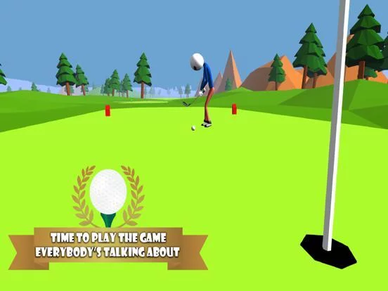 Изображение игры: Stickman 3D Golf