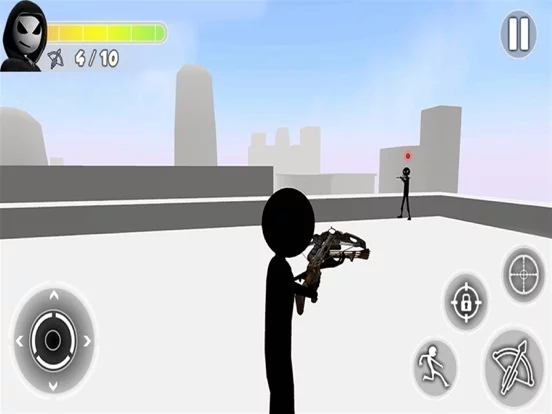 Изображение игры: Stickman 3D Crossbow