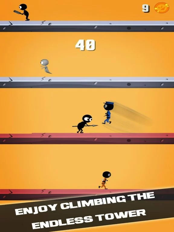 Изображение игры: Ninja Hop: Endless Double Jump