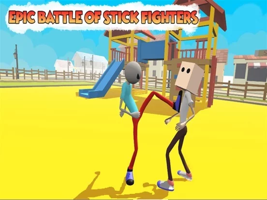 Изображение игры: Stickman City: Angry Fighting