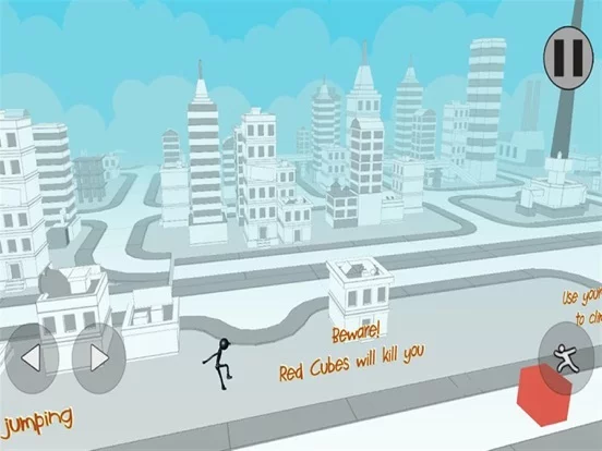 Изображение игры: Stickman 3D Parkour