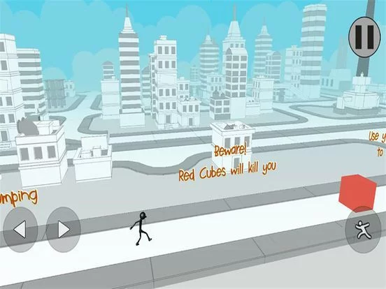 Изображение игры: Stickman 3D Parkour