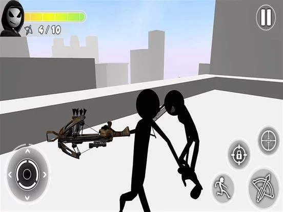 Изображение игры: Stickman 3D Crossbow