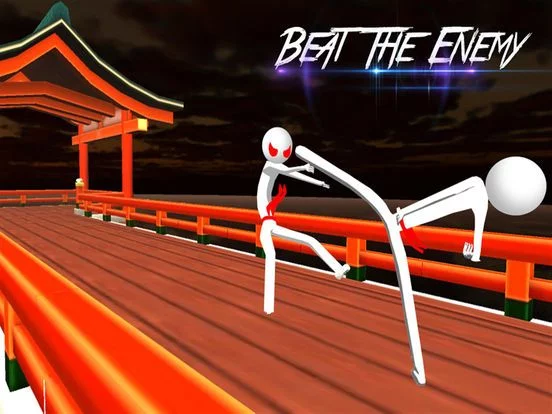 Изображение игры: Stickman Karate Fighting 3D