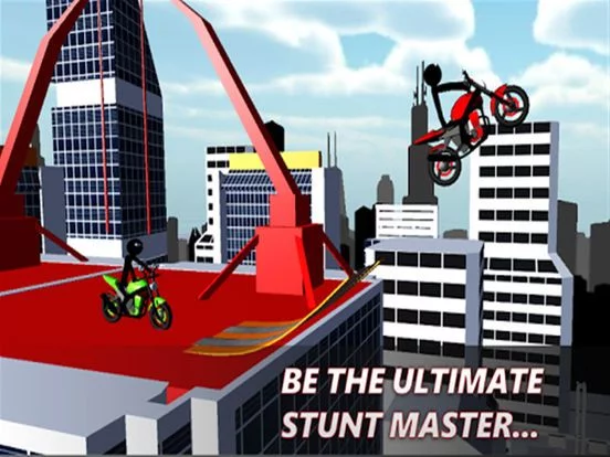 Изображение игры: Stickman Motorcycle 3D