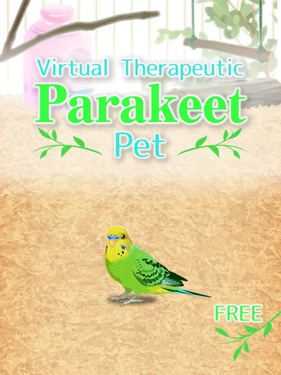 Изображение игры: Virtual Therapeutic Parakeet Pet