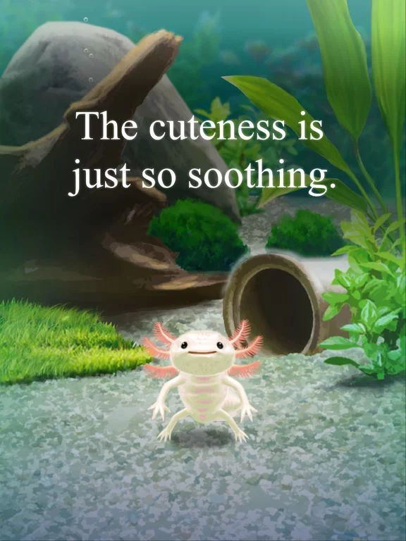 Изображение игры: Virtual Therapeutic Axolotl Pet