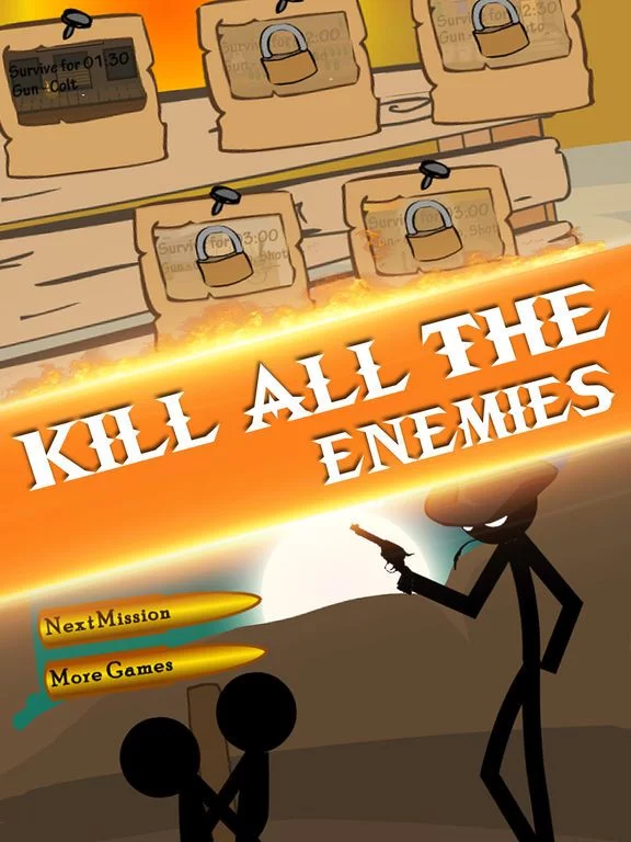 Изображение игры: Stickman Gun Shooting 2