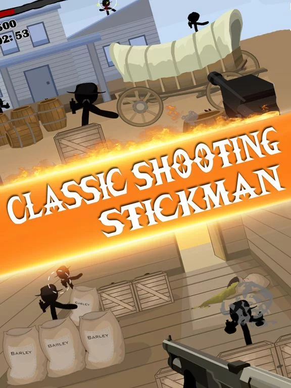 Изображение игры: Stickman Gun Shooting 2