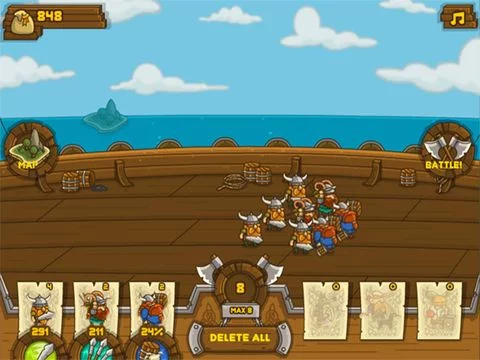 Изображение игры: Frozen Islands War