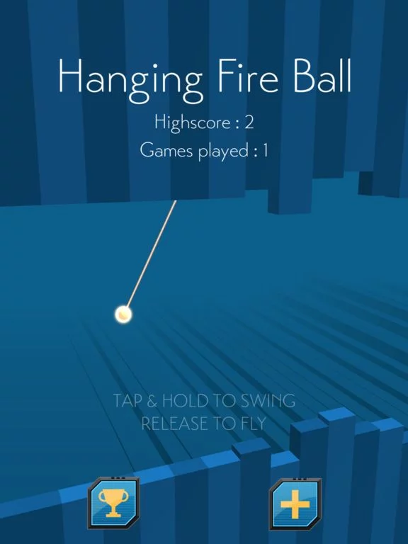 Изображение игры: Hanging Fire Ball