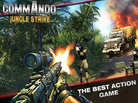 Изображение игры: Commando Jungle Strike