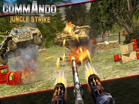 Изображение игры: Commando Jungle Strike