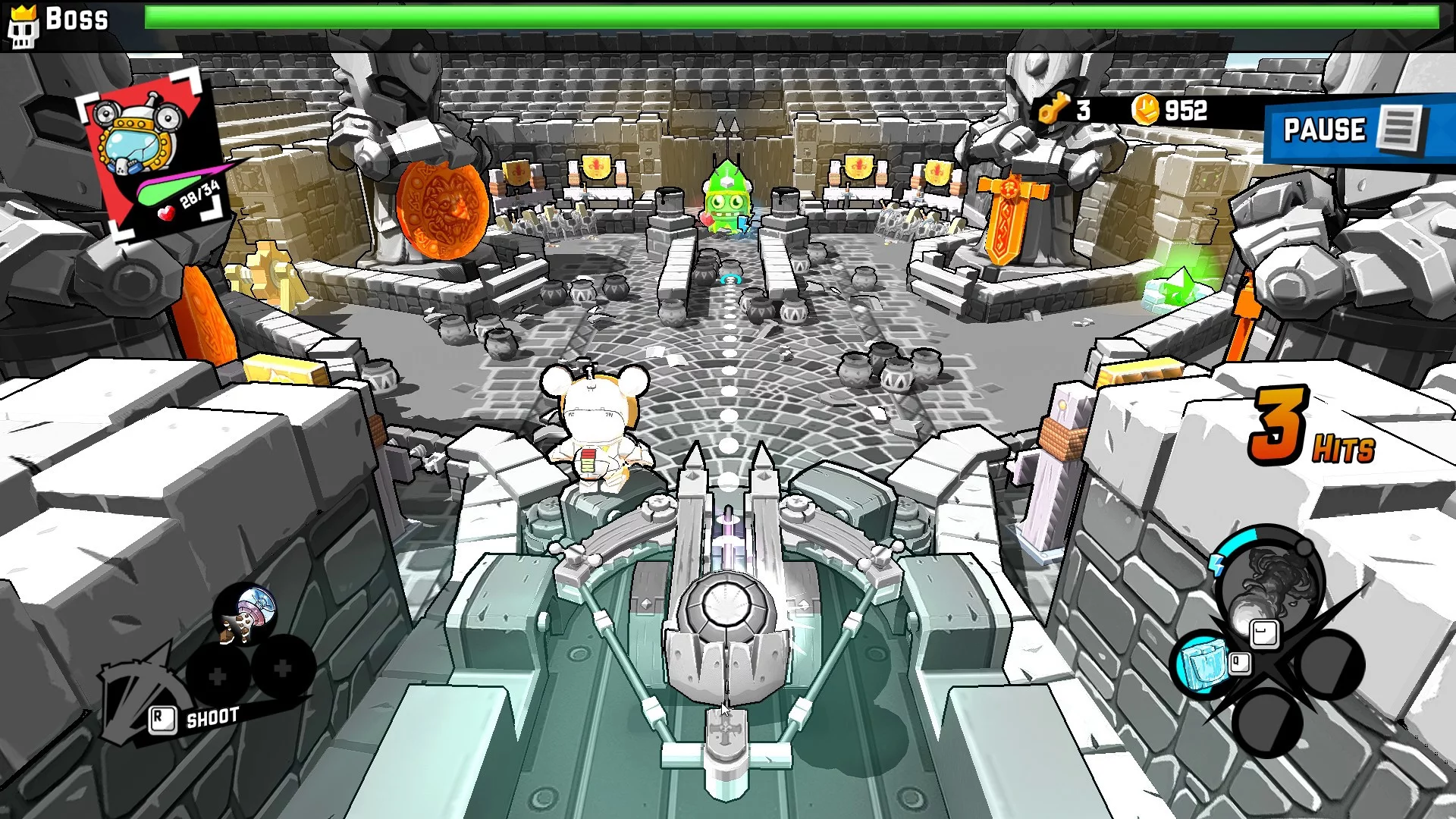 Изображение игры: Zombie Rollerz