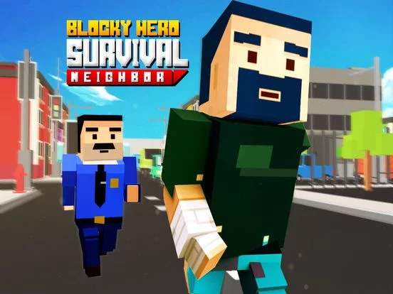 Изображение игры: Blocky Hero Survival Neighbor