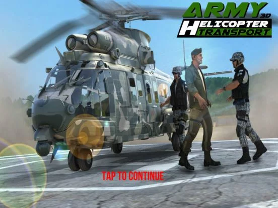 Изображение игры: Army Helicopter Transport