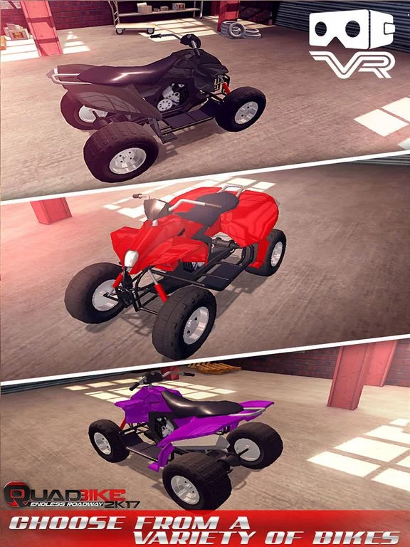 Изображение игры: VR QuadBike Endless RoadWay