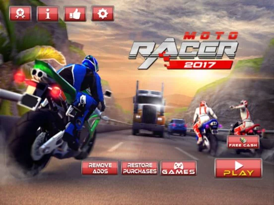 Изображение игры: Moto Racer 2017 - Pro Bike Racing Game