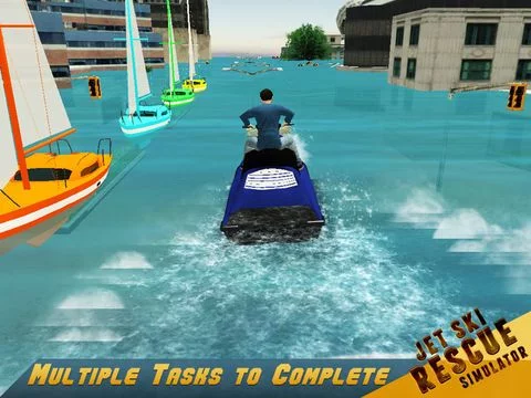 Изображение игры: Jet Ski Rescue Simulator
