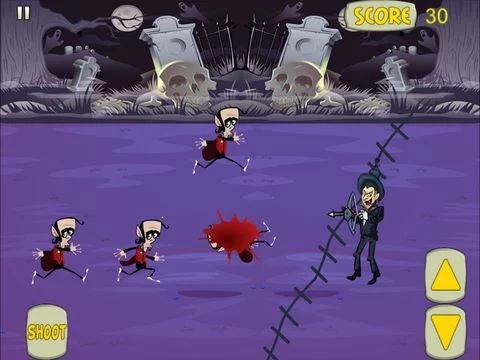 Изображение игры: Vampire Attack Defense Shootout - The Last Man's Diaries Free