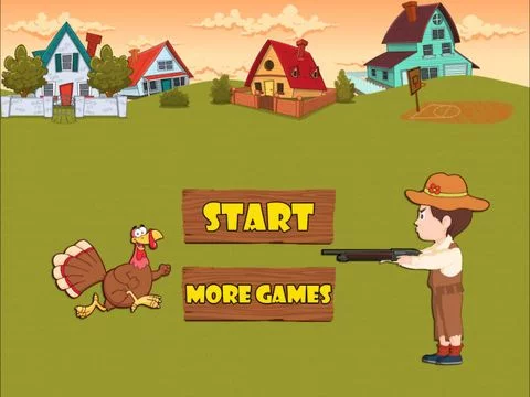 Изображение игры: Attack of the Wild Turkeys - Get My Gun Fast!! Free