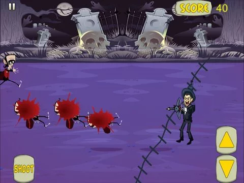 Изображение игры: Vampire Attack Defense Shootout - The Last Man's Diaries Free